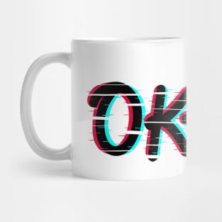 Okhay Glitch Effect Mug